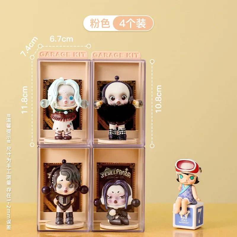 1/6pcs Blind Box Storage Display Rack Hand Puppet Single Doll Storage Box Acrylic Transparent Dustproof Toy Organization Cabinet