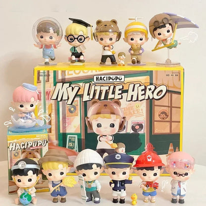 Hacipupu Little Hero Series Mystery Box Hacipupu Figure Blind Box Collection Model Doll Tabletop Decor Trendy Toy Adult Kid Gift