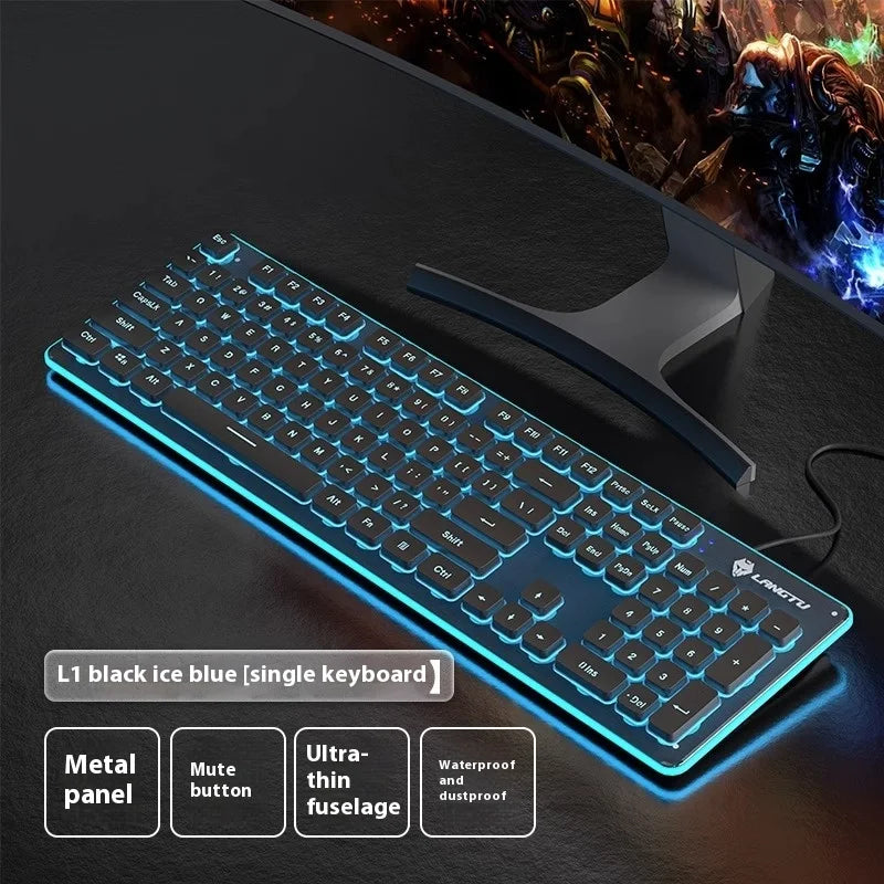 Langtu L1 Mechanical Keyboard Feels Silent Wireless Keyboard Quiet Quiet Desktop Notebook E -Sports Game Office