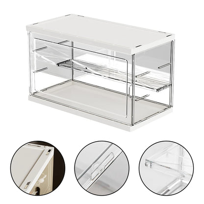 Handiwork display box large capacity transparent pendulum cabinet acrylic bubble mart blind box display rack Lego storage box