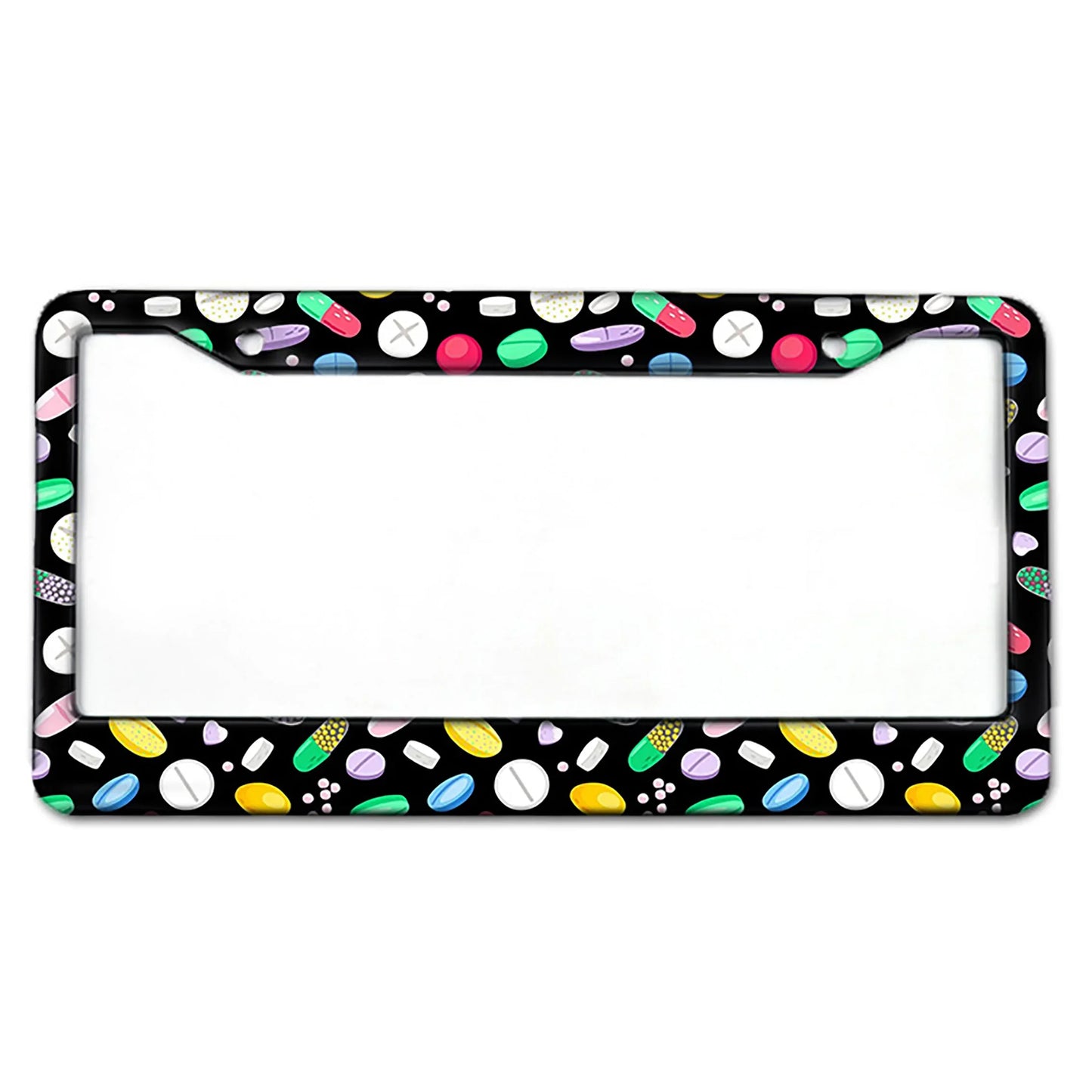 Motors license plate frame in the United States, Canada, Mexico, aluminum alloy car decoration license plate frame