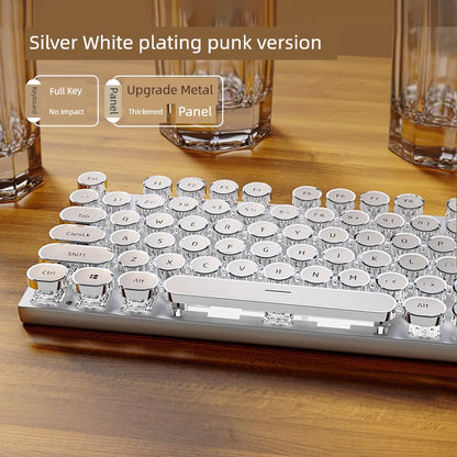 Dazzling E104 Retro Wired Keyclick Mechanical Keyboard