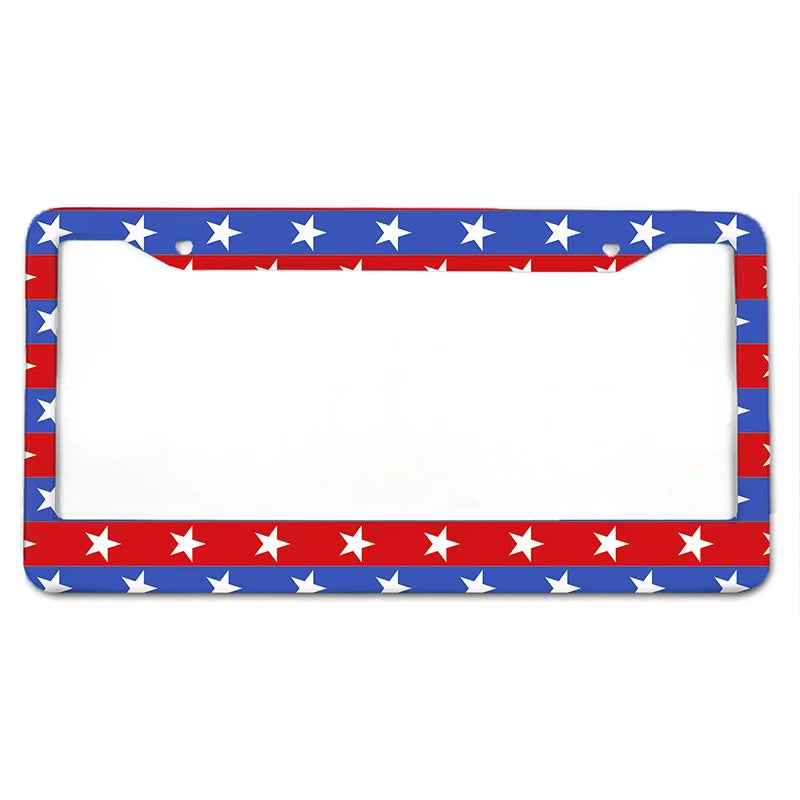 Earth Alliance Series American Standard Aluminum Alloy Car License Plate Cover Car Accessories Waterproof License Plate Cover